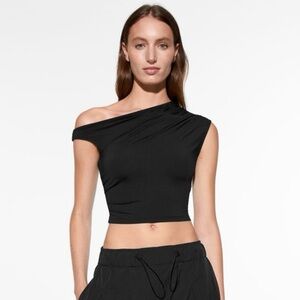 Oysho Asymmetrical Crop Top